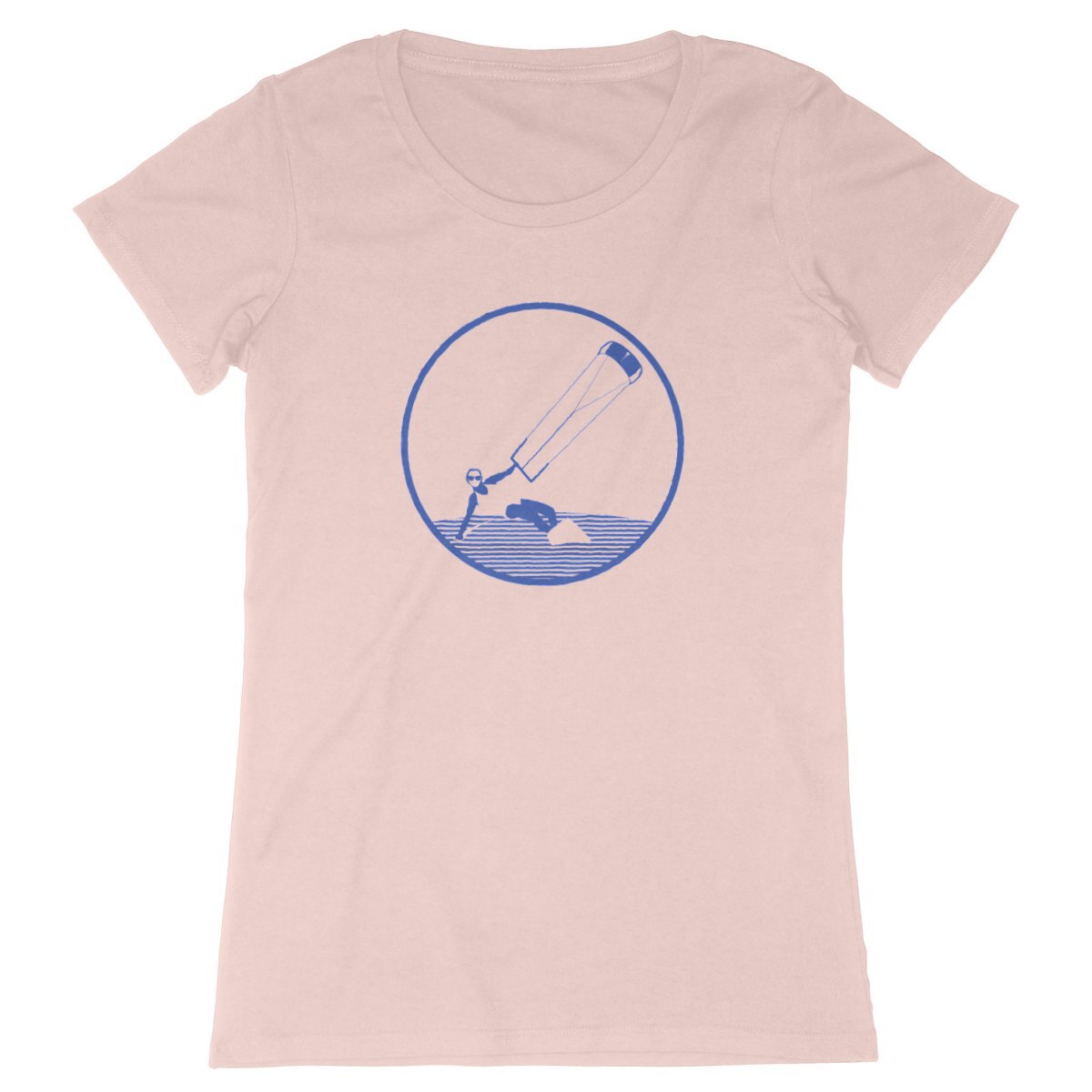 T-shirt Femme - Coupe cintrée - 100% Coton BIO - Kitesurf W