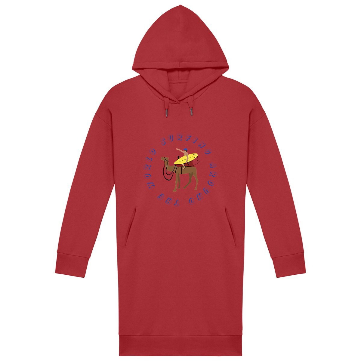 Robe sweatshirt - Coton BIO - Surfing around the world