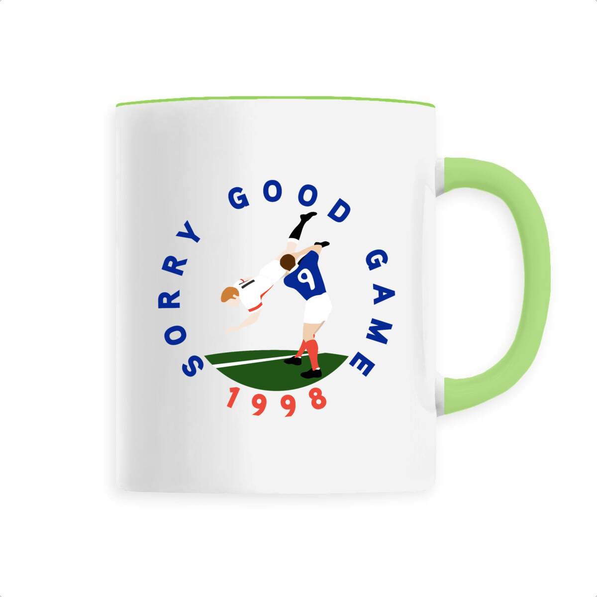 Mug céramique - Anse colorée - 330 ml - Sorry good game