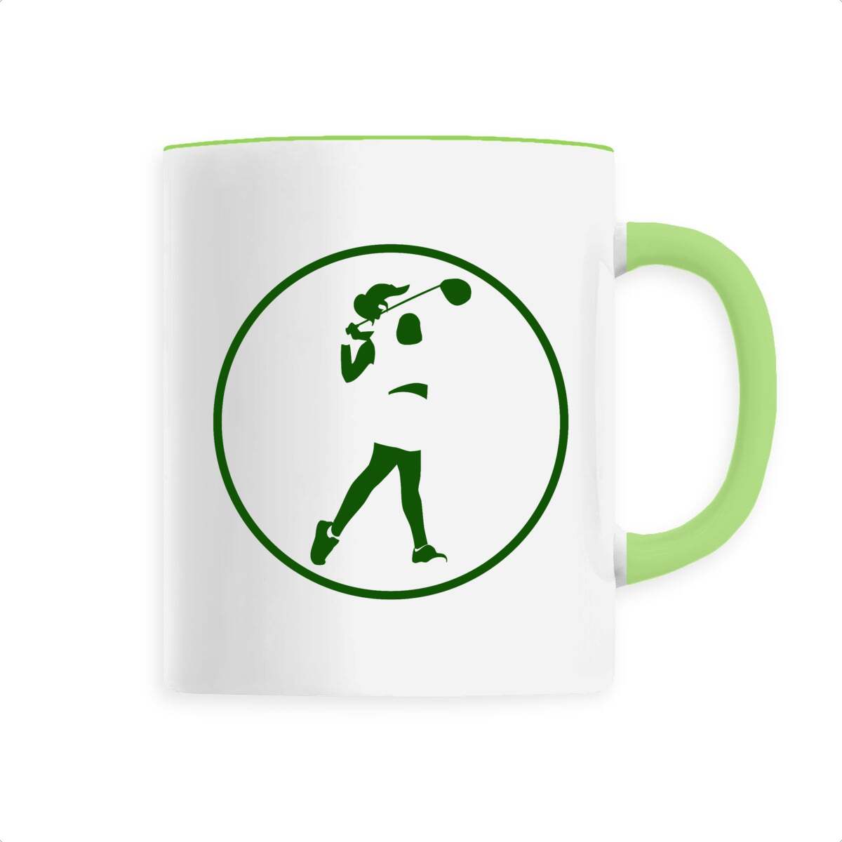 Mug céramique - Anse colorée - 330 ml - Golf W