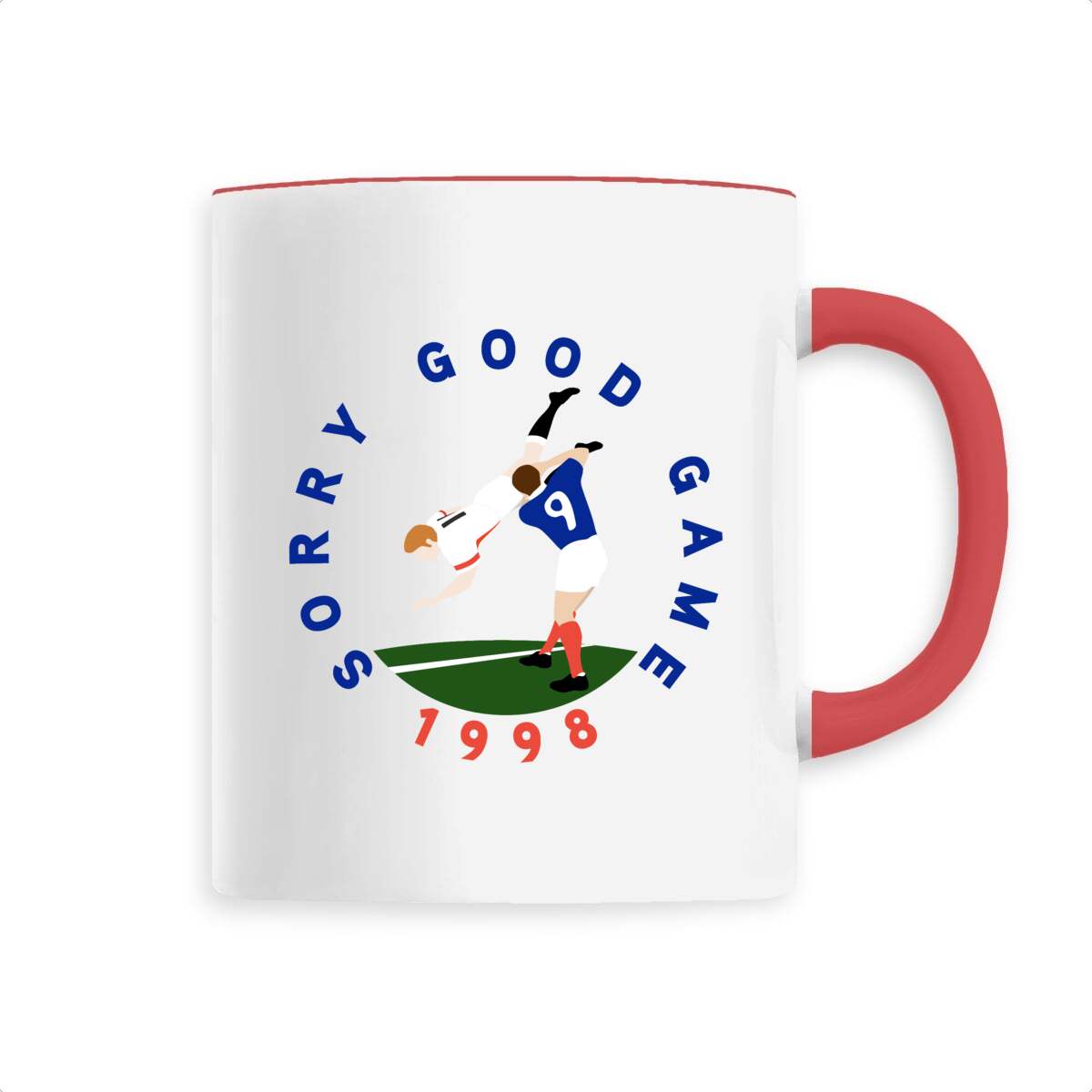Mug céramique - Anse colorée - 330 ml - Sorry good game