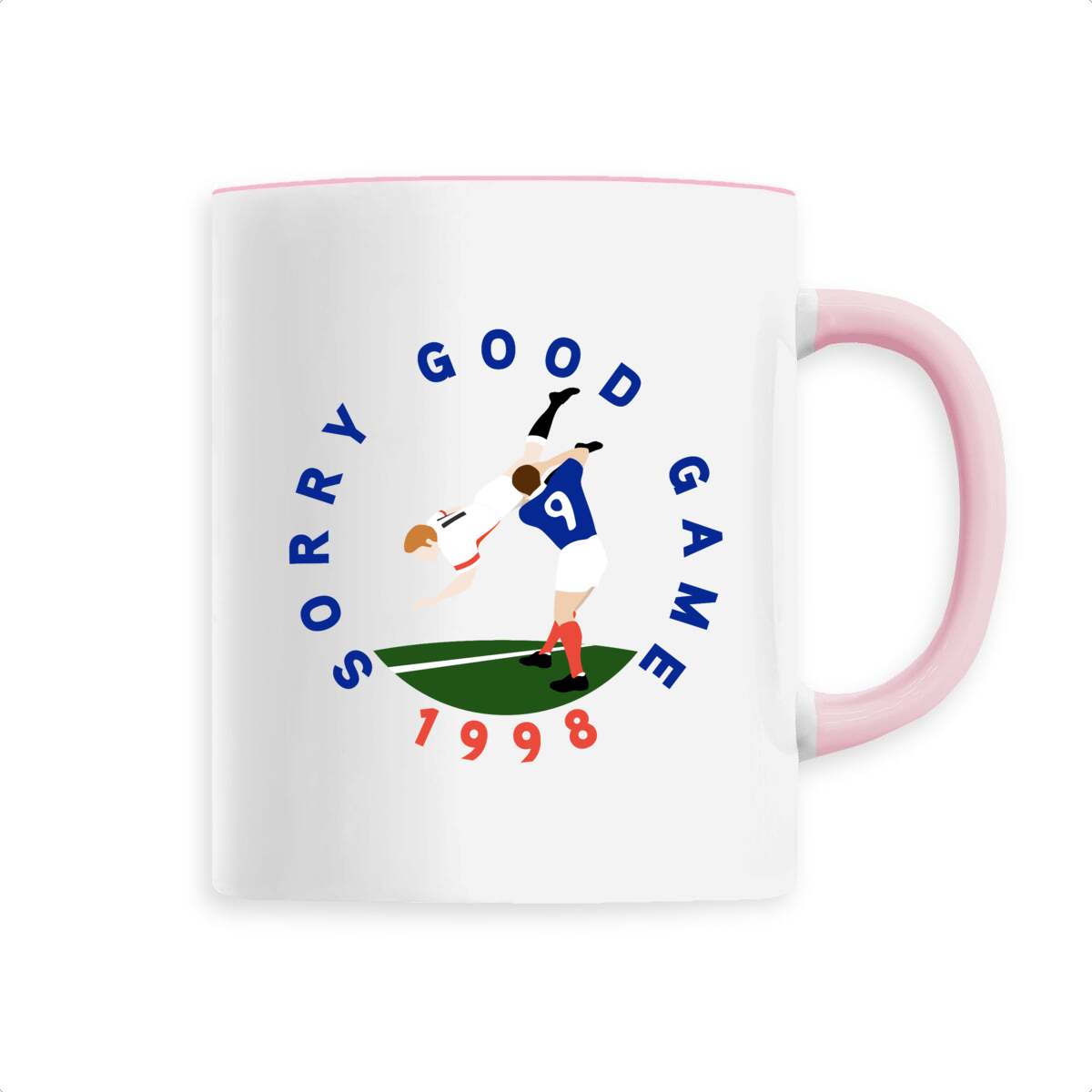Mug céramique - Anse colorée - 330 ml - Sorry good game