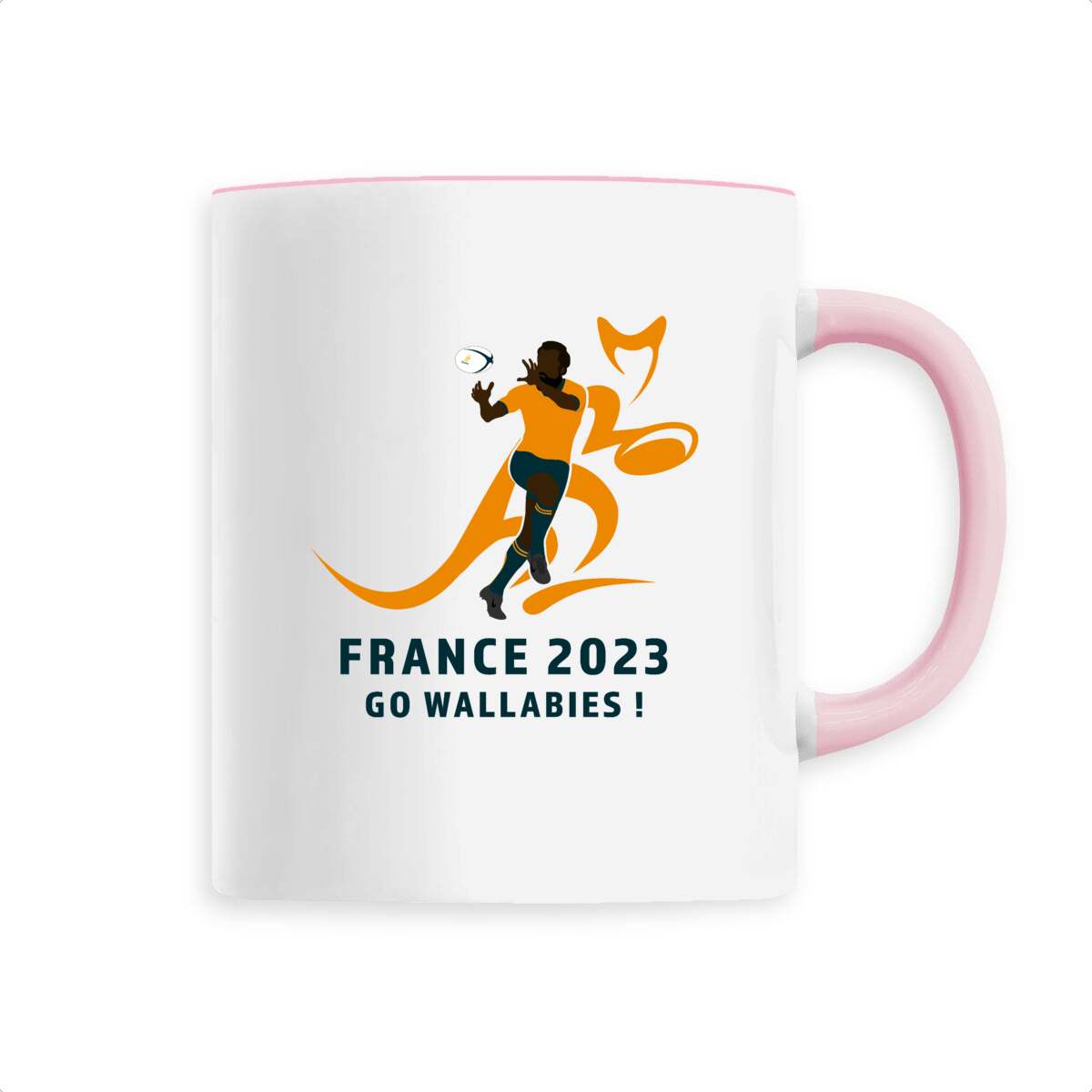 Mug céramique - Anse colorée - 330 ml - Australie