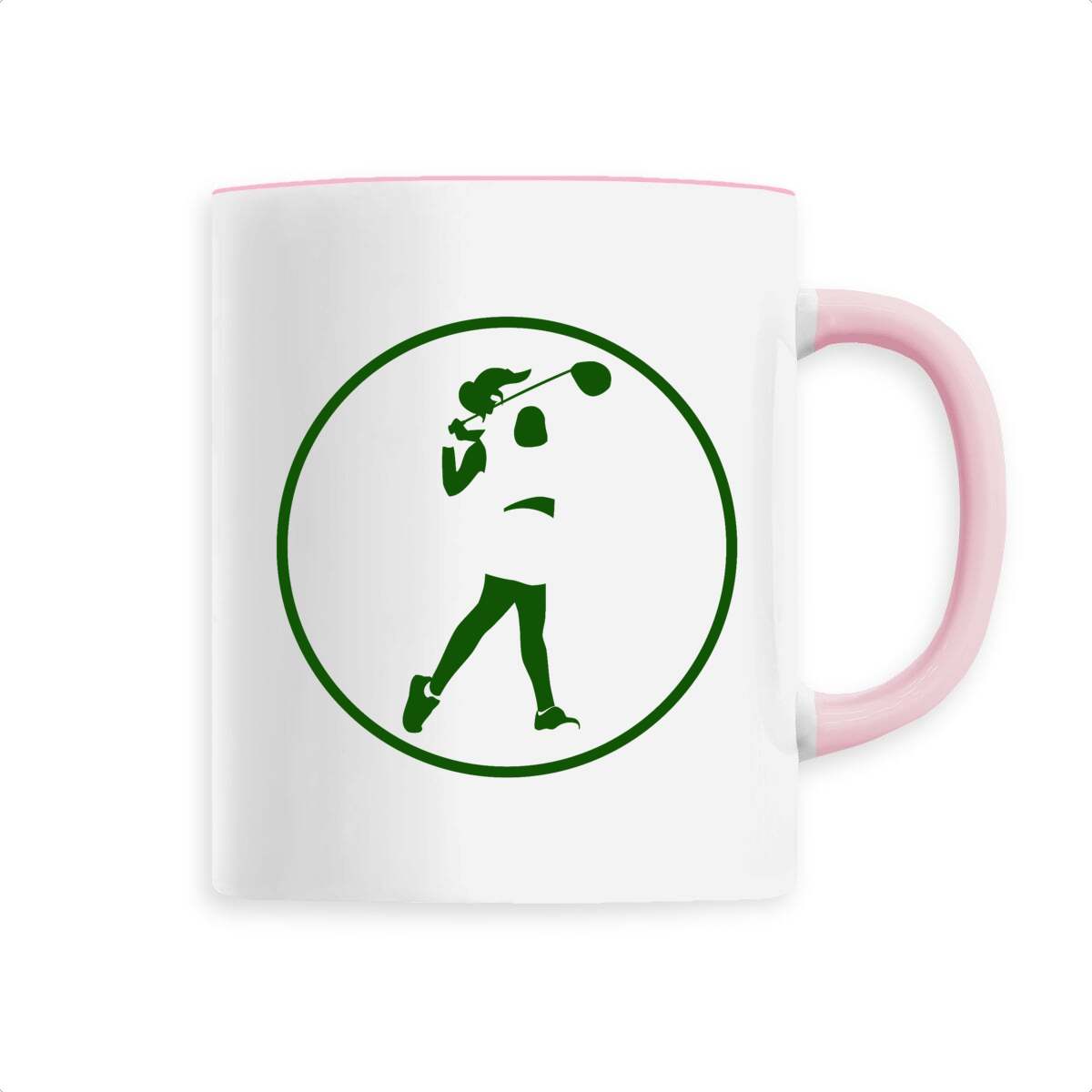 Mug céramique - Anse colorée - 330 ml - Golf W