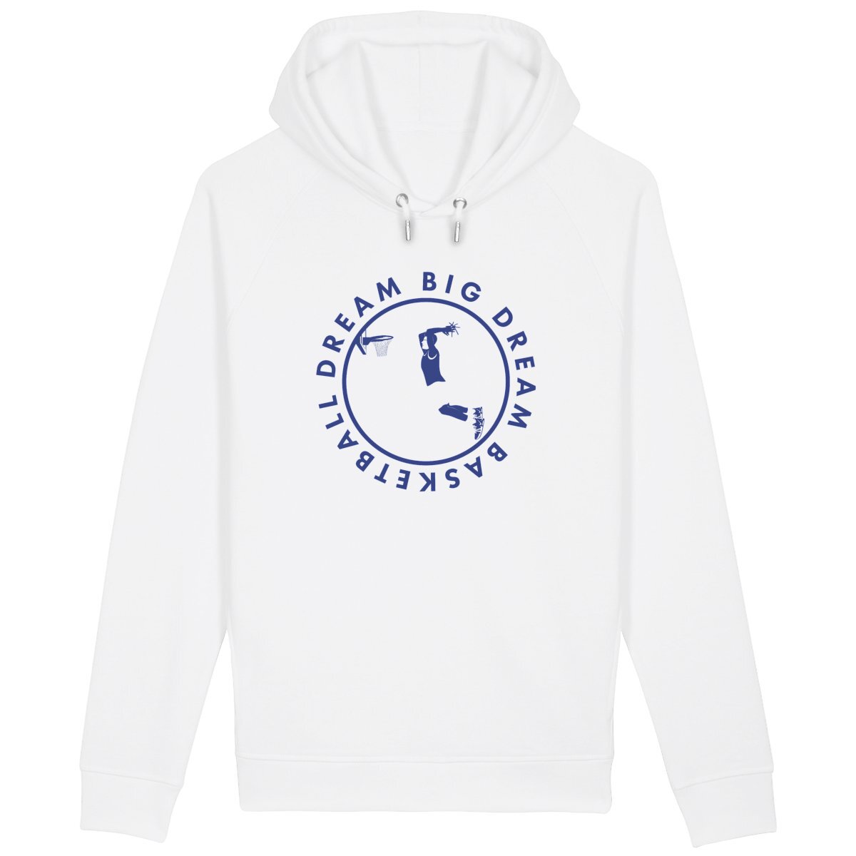 Sweatshirt à capuche - Poches latérales - Coton BIO - Raphael Basketball
