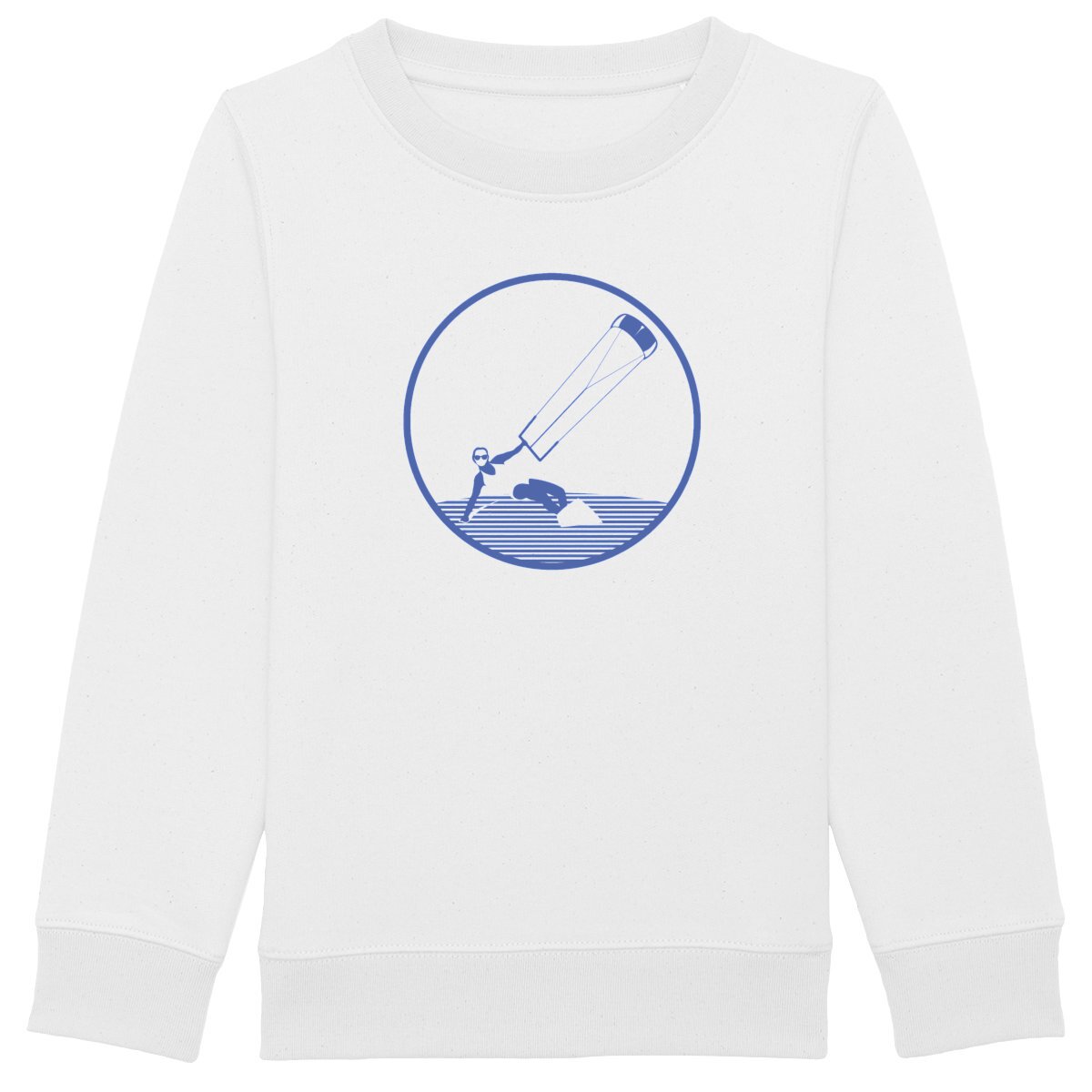 Sweatshirt Enfant - Fille - Épais - Coton BIO - Kitesurf W