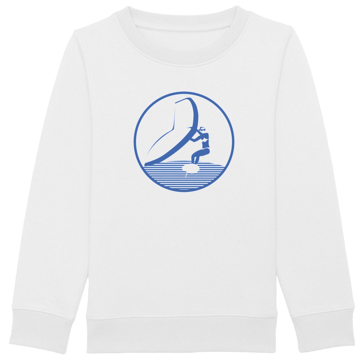 Sweatshirt Enfant - Fille - Épais - Coton BIO - Wingfoil W