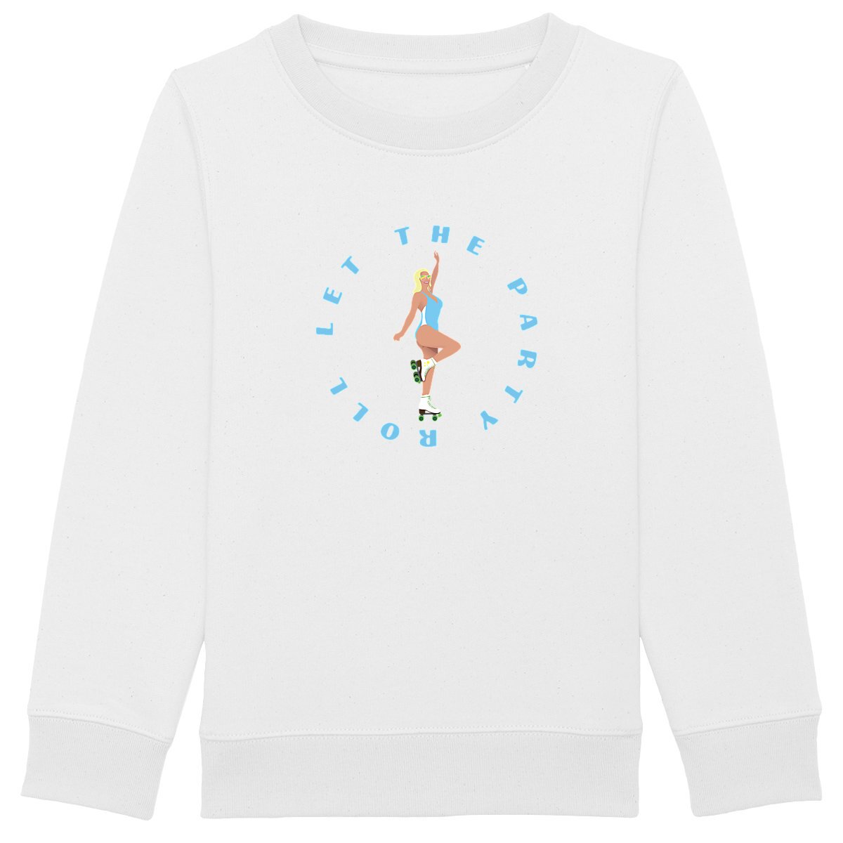 Sweatshirt Enfant - Fille - Épais - Coton BIO - Let the party roll