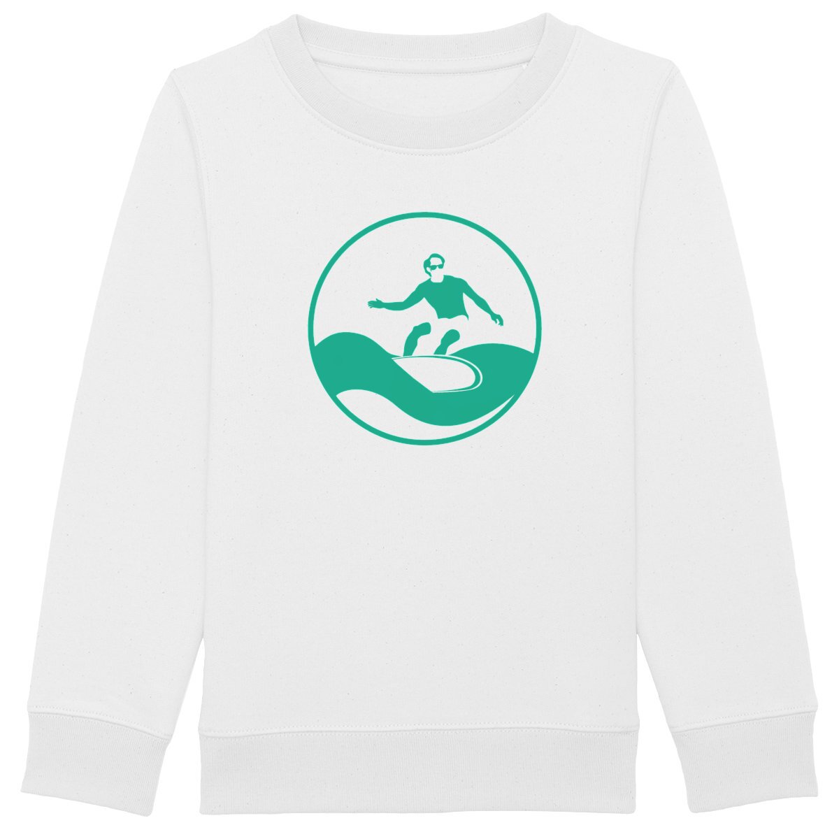 Sweatshirt Enfant - Garçon - Épais - Coton BIO - Surf H