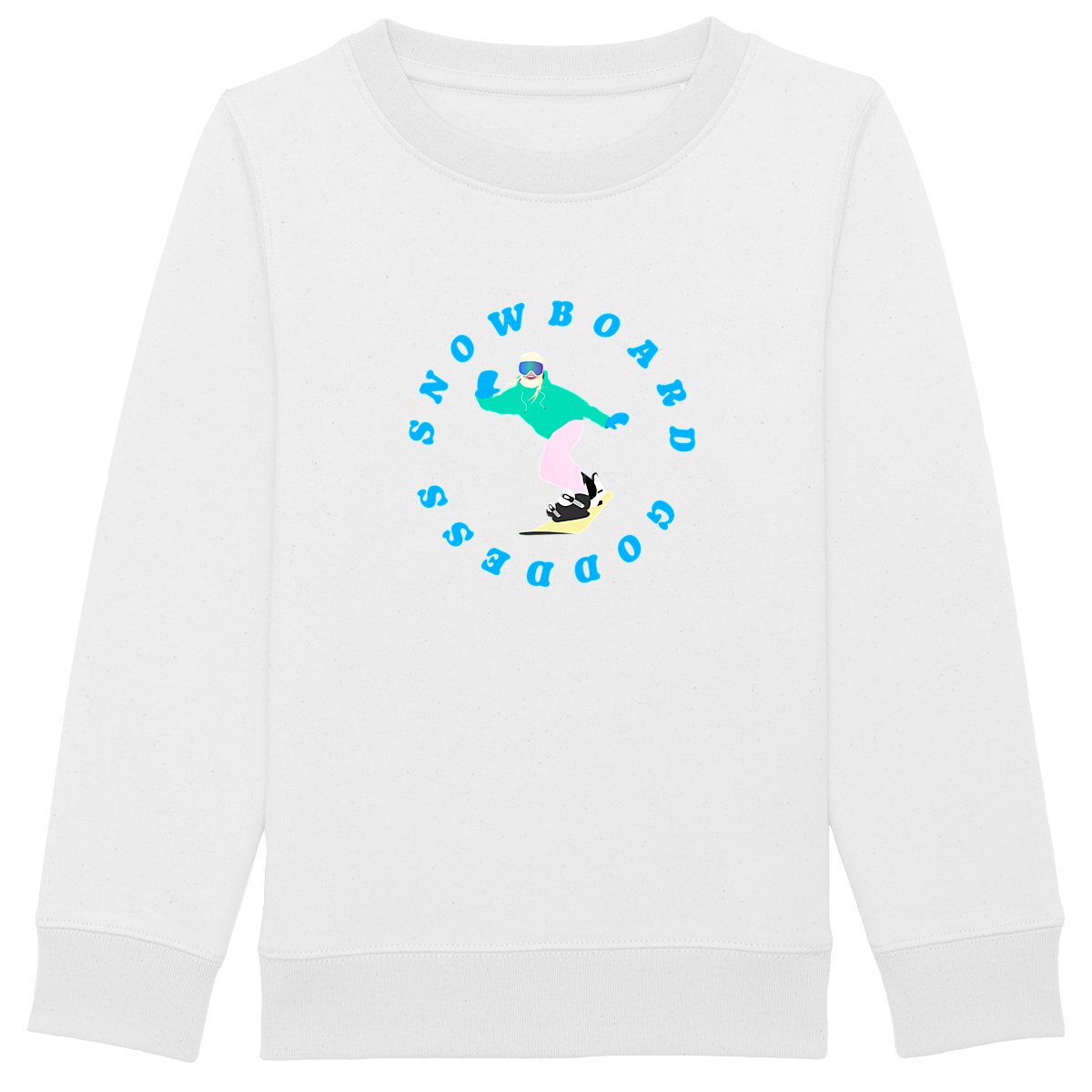 Sweatshirt Enfant - Fille - Épais - Snowboard goddess