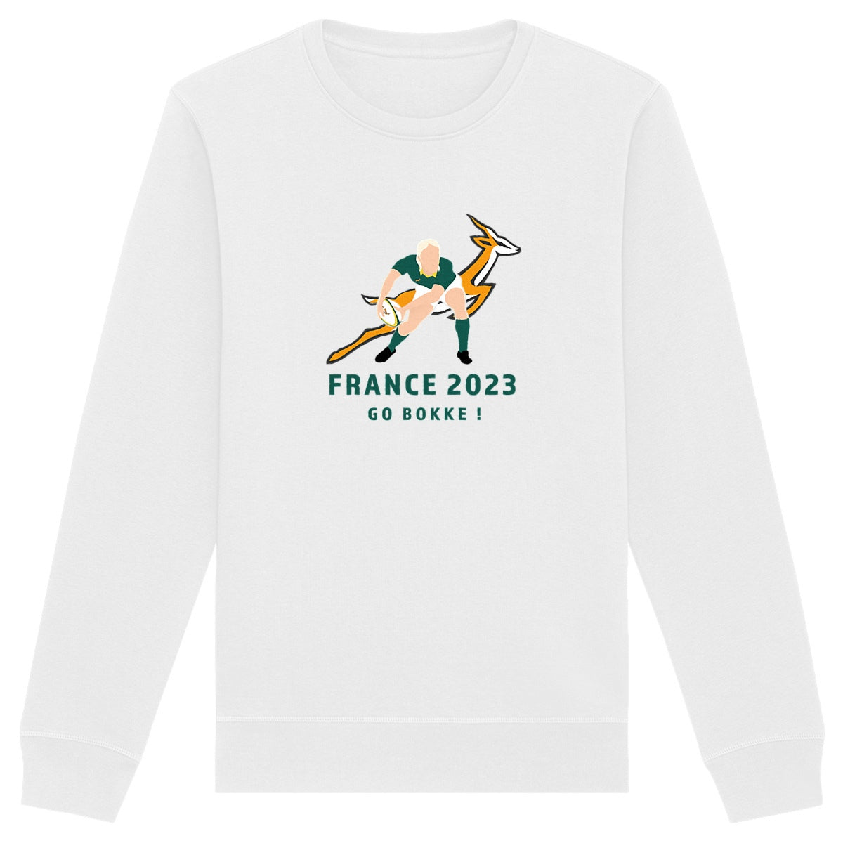 Sweatshirt Homme - Léger - Coton BIO - Springboks
