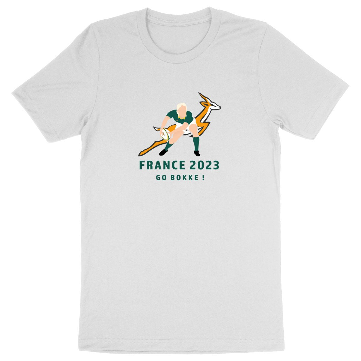 T-shirt Homme - Léger - 100 % Coton BIO - Springboks