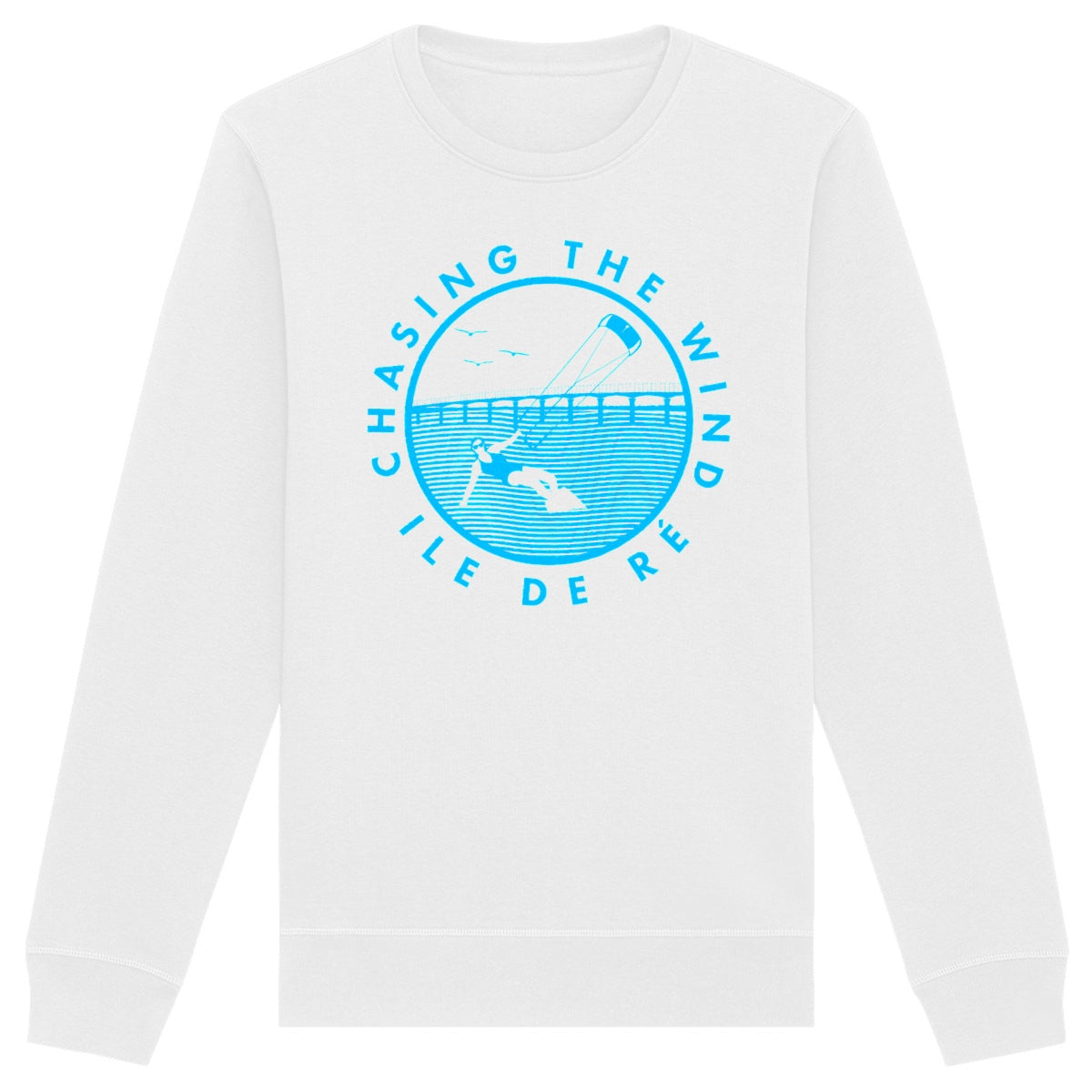 Sweatshirt Femme - Léger - Coton BIO - Chasing the wind kitesurf W