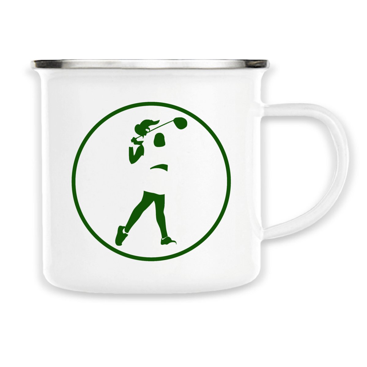 Mug métallique émaillé - 300 ml - Golf W