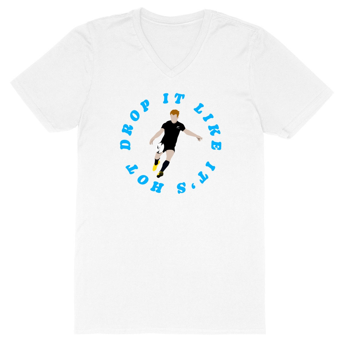 T-shirt Homme - Col V - 100% Coton Bio - Drop it like it's hot