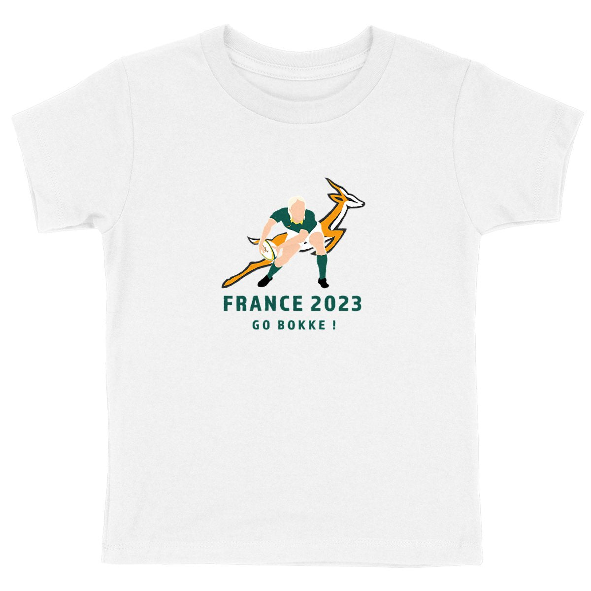 T-shirt Enfant Garçon - 100% Coton BIO - Springboks