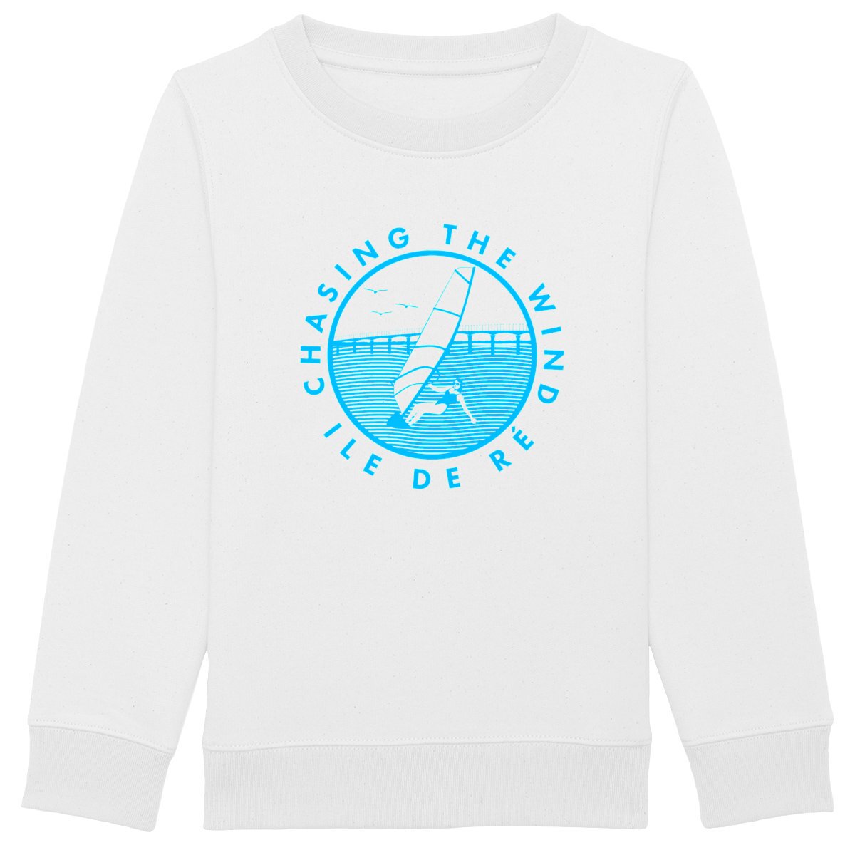 Sweatshirt Enfant - Fille - Coton Bio - Chasing the wind planche W