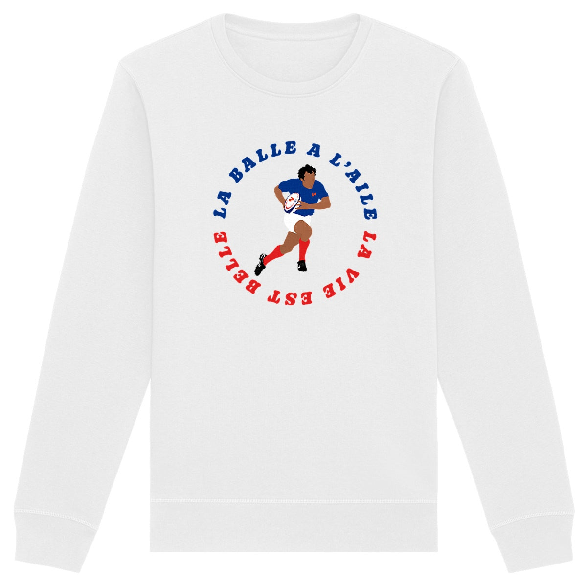 Sweatshirt Homme - Léger - Coton BIO - La balle à l'aile