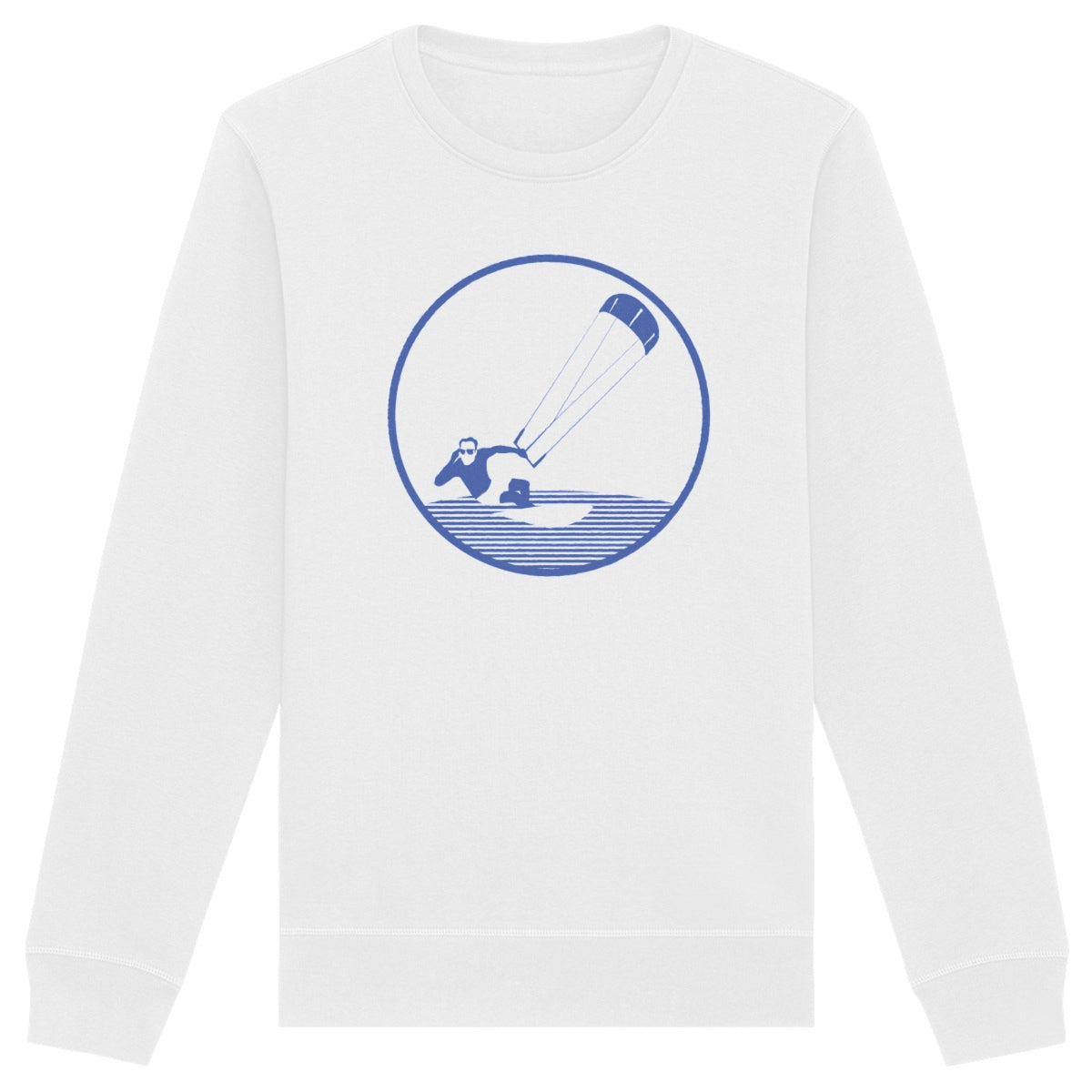 Sweatshirt Homme - Léger - Coton BIO - Kitesurf