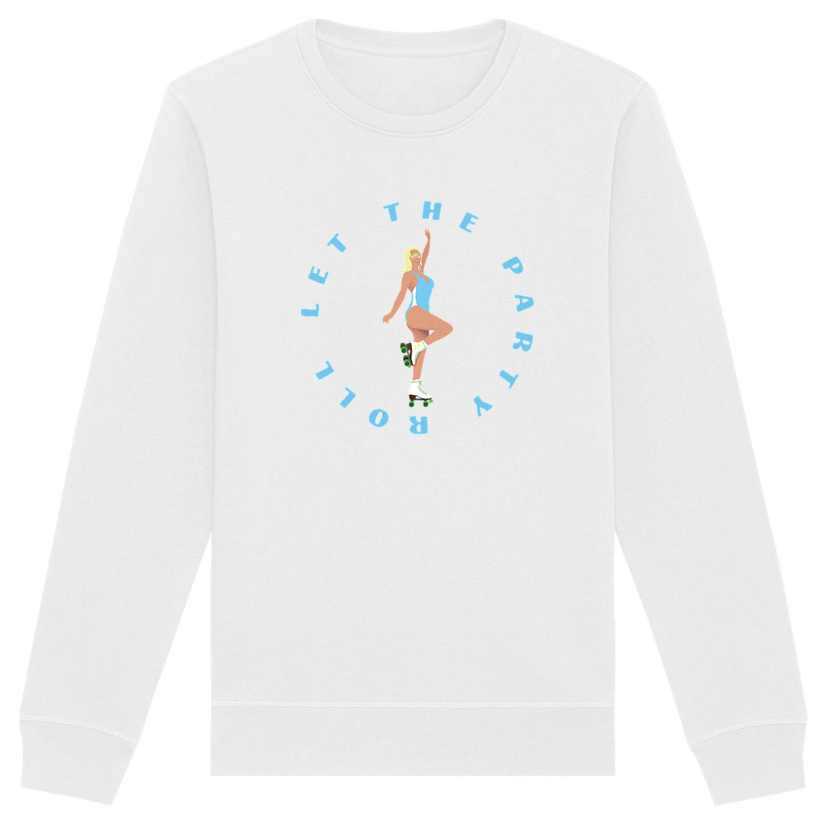 Sweatshirt Premium Femme - Coton BIO - Let the party roll