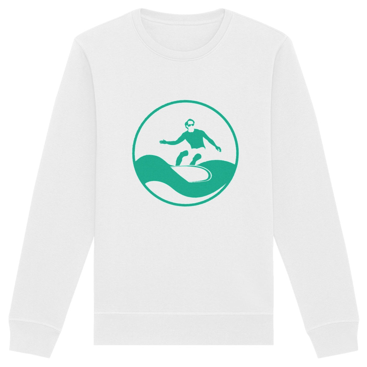 Sweatshirt Homme - Léger - Coton BIO - Surf H