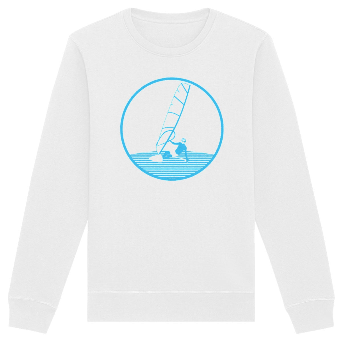 Sweatshirt Homme - Léger -Coton BIO - Planche à voile