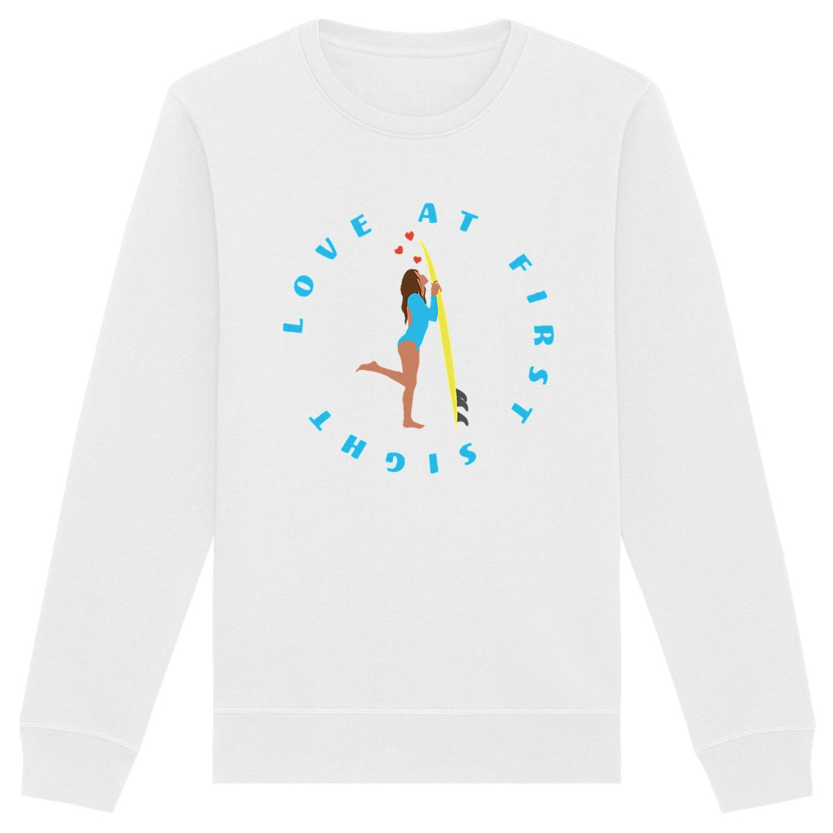 Sweatshirt Femme - Léger - Coton BIO - Love at first sight