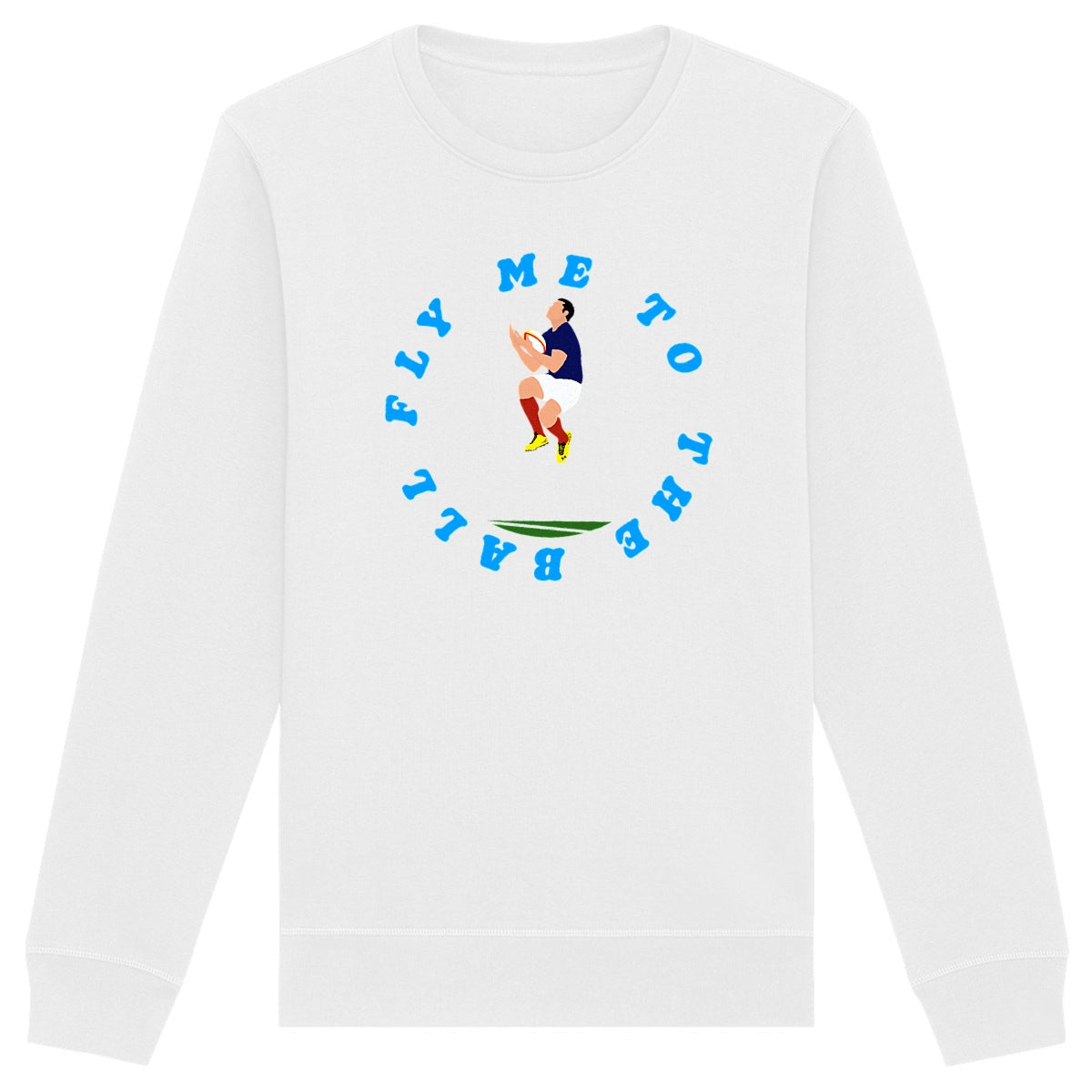 Sweatshirt Homme - Léger - Coton BIO - Fly me to the ball