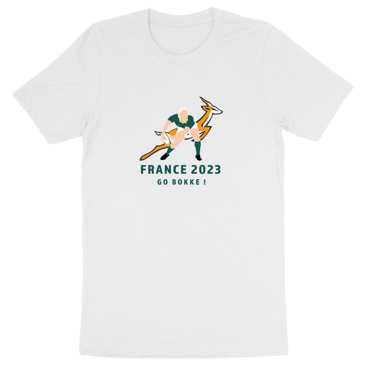 T-shirt Homme - Épais - 100% coton BIO - Springboks