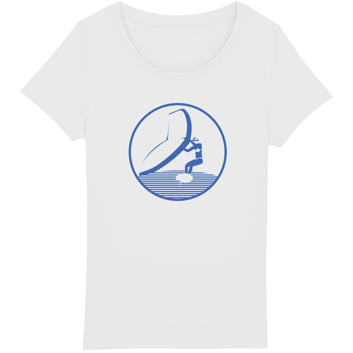 T-shirt Femme - Coupe Classique - 100% Coton BIO - Wing Foil Femme