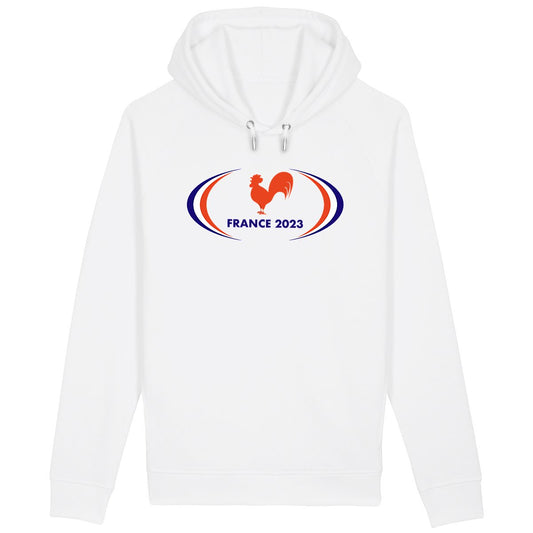 Sweatshirt à capuche Homme - Poches latérales - Coton BIO - France 2023