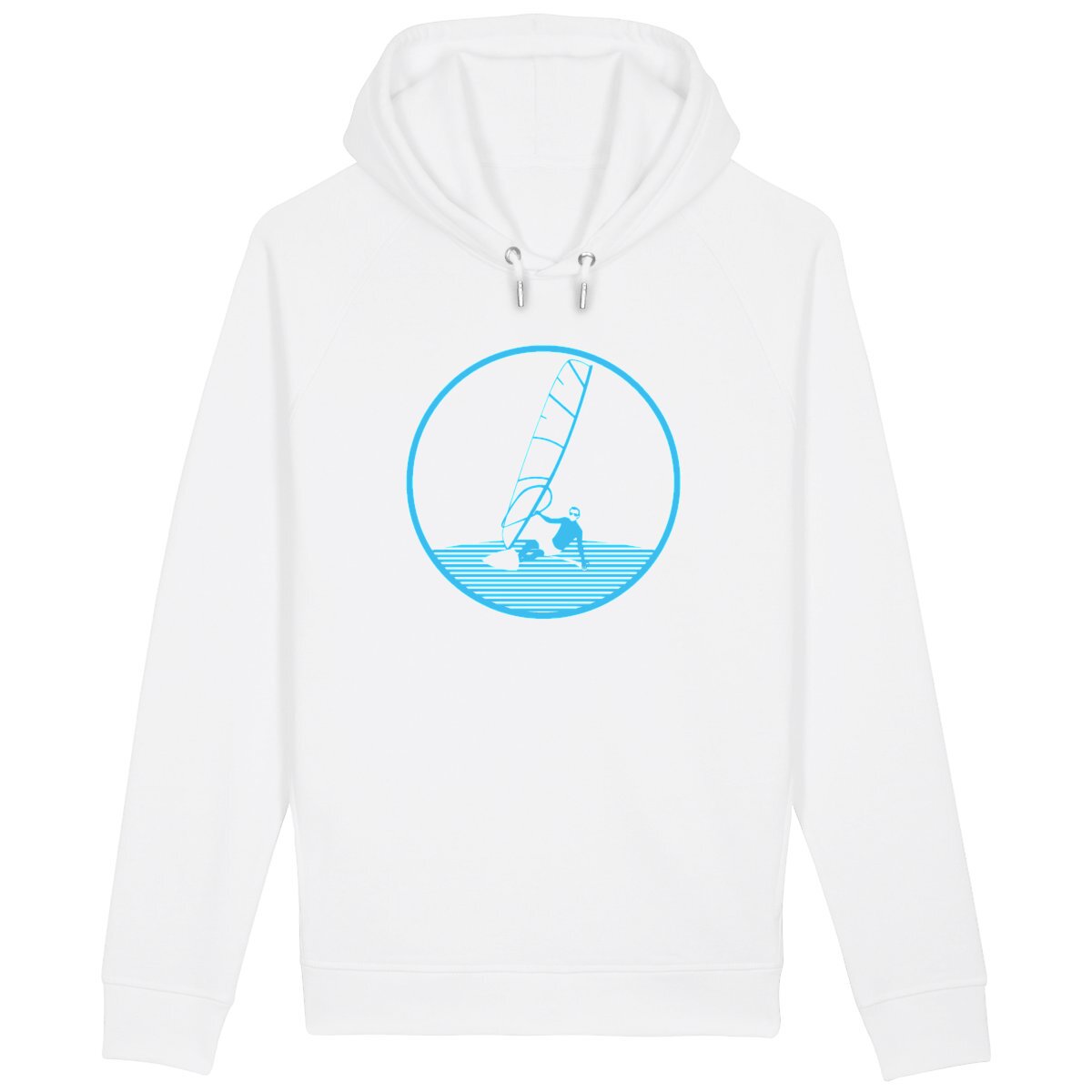 Sweatshirt à capuche Homme - Poches latérales - Coton BIO - Funboard H