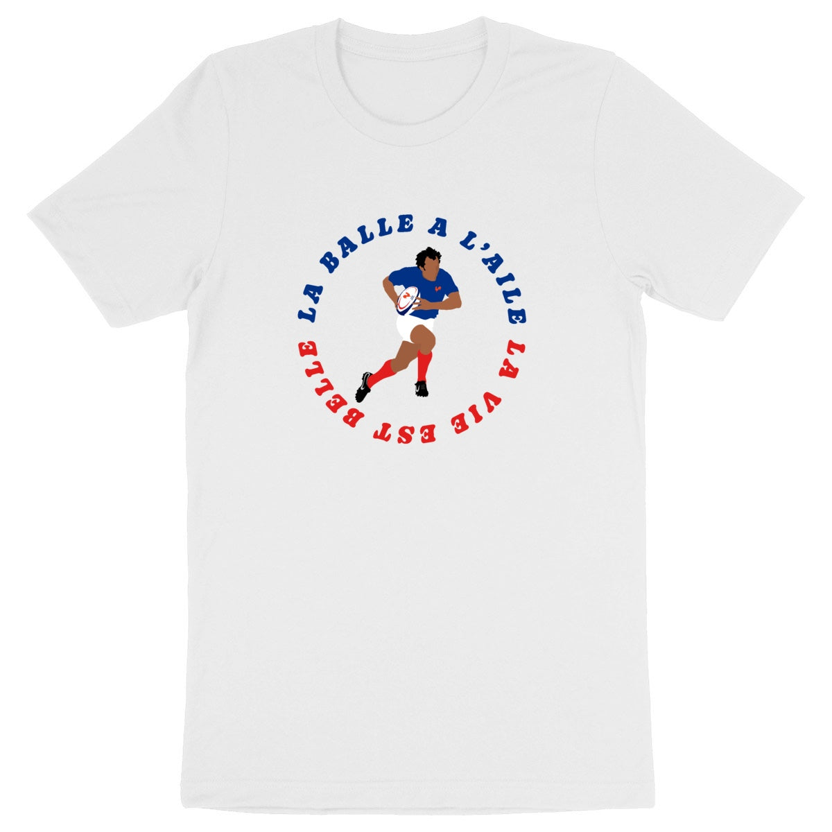 T-shirt Homme - Épais - 100% Coton Bio - La balle à l'aile
