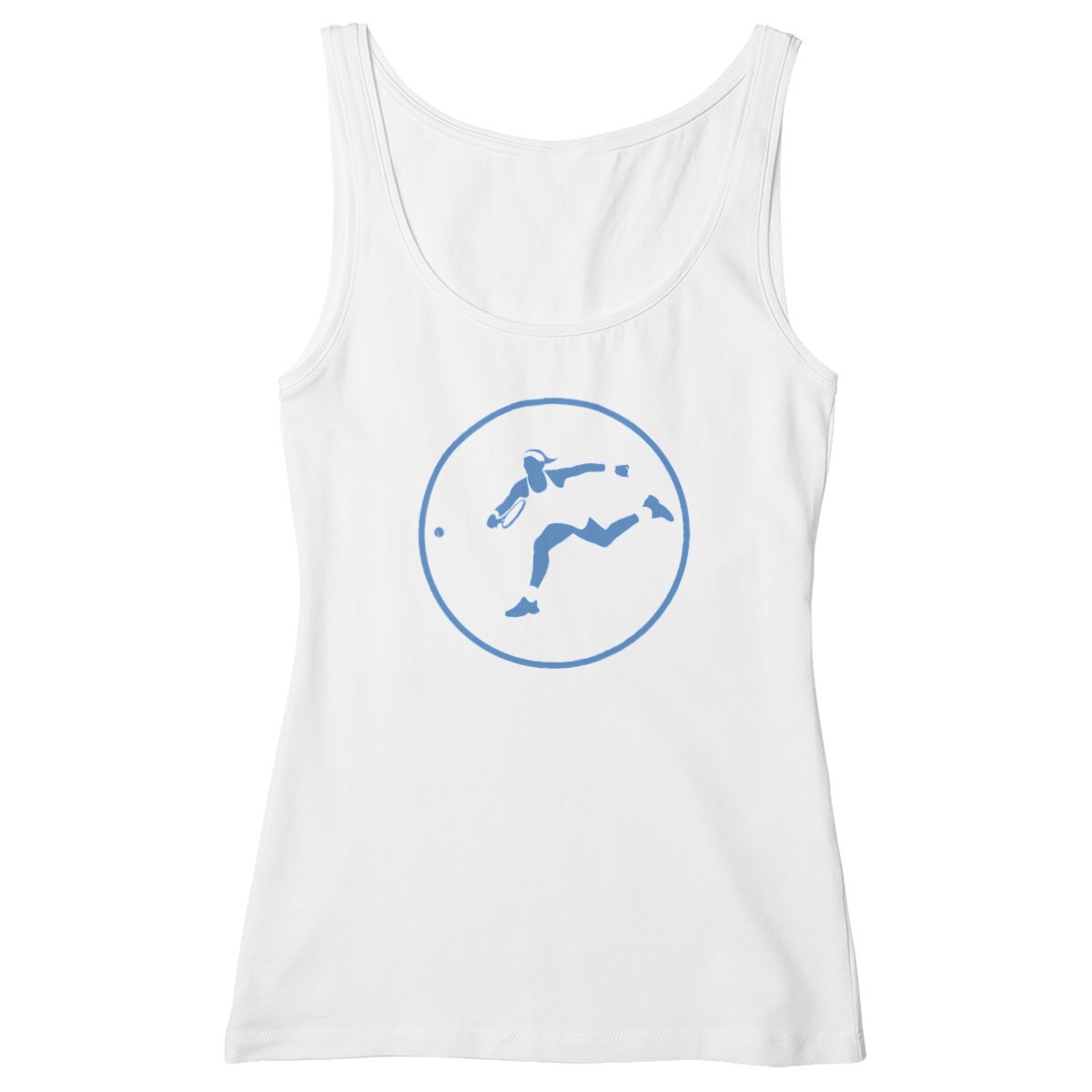 Débardeur Femme - Cintré - 100% Coton BIO - Tennis W