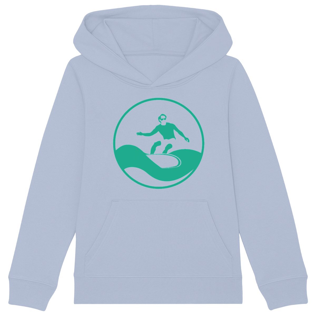 Sweatshirt à capuche Enfant - Garçon - Coton BIO - Surf H