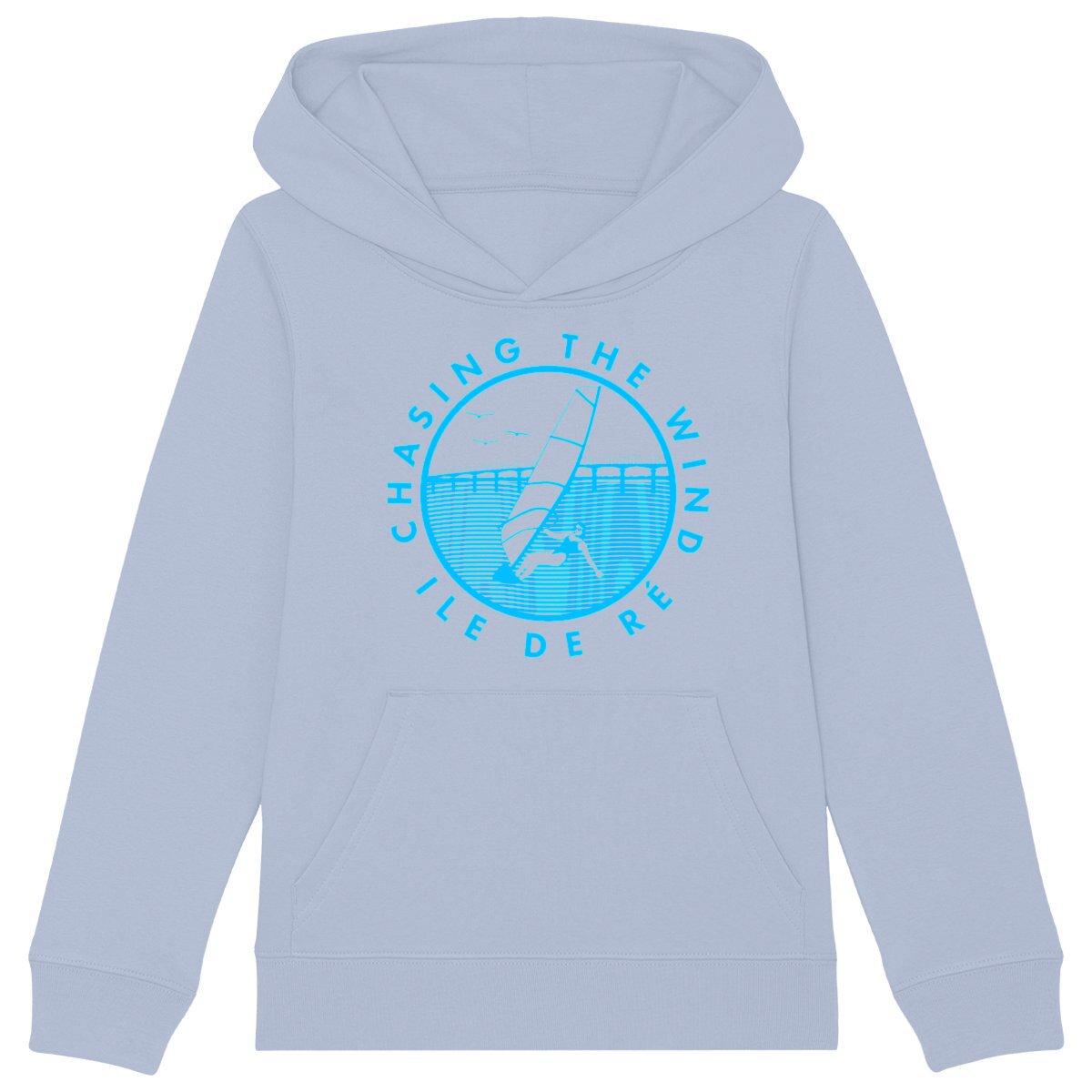 Sweatshirt à capuche Enfant - Fille - Coton Bio - Chasing the wind planche W