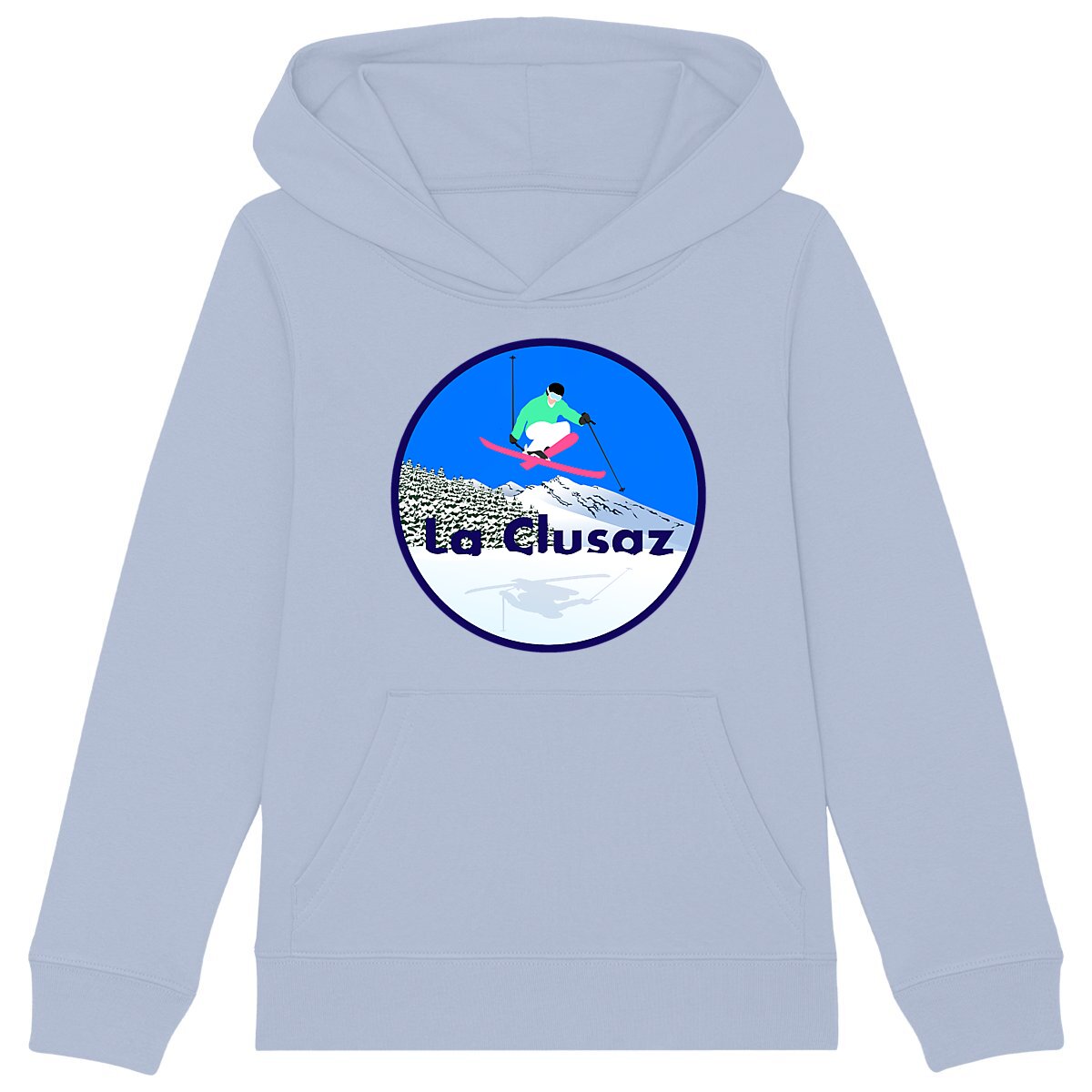 Sweatshirt à capuche Enfant - Garçon - Coton BIO - La Clusaz