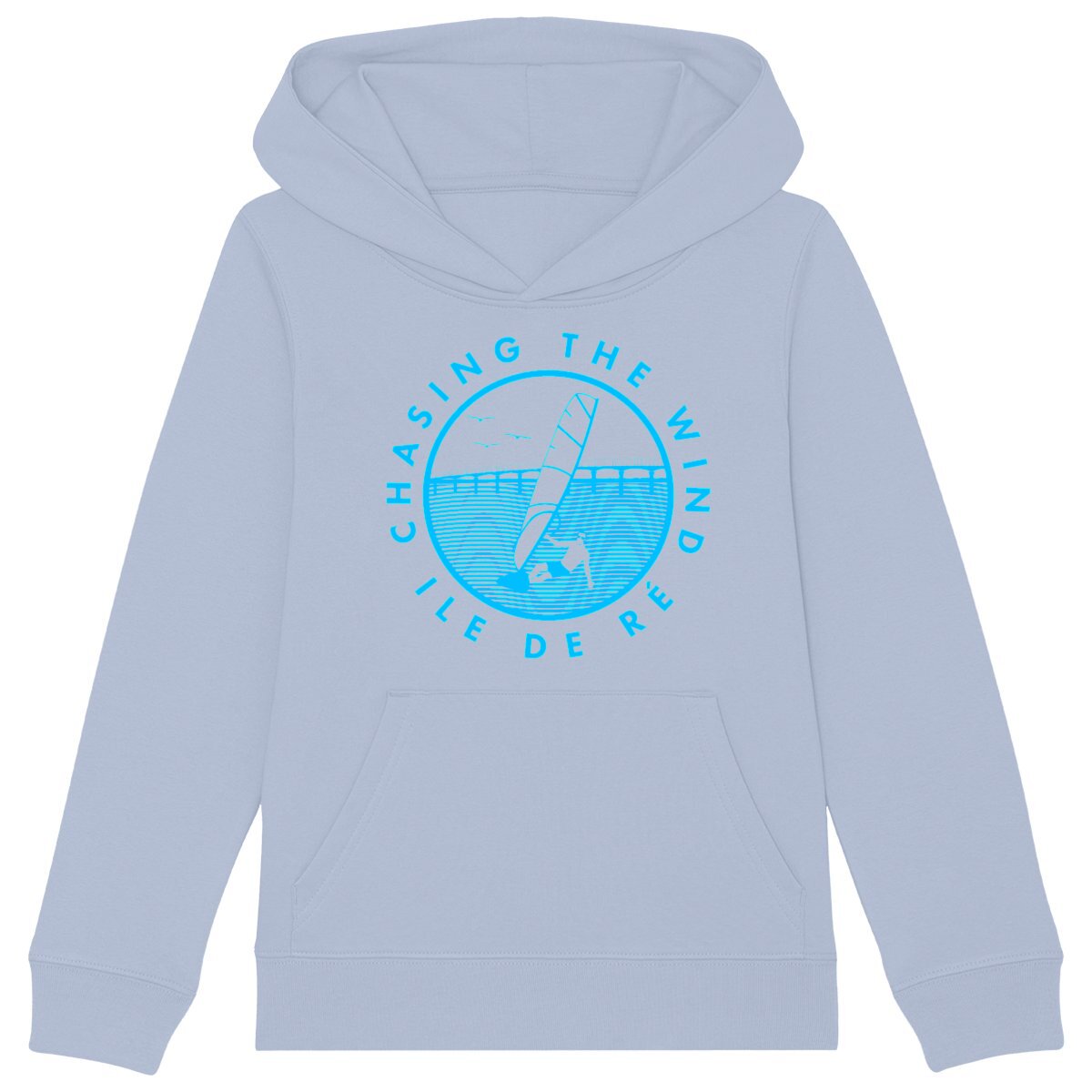 Sweatshirt à capuche Enfant - Garçon - Coton BIO - Chasing the wind planche H