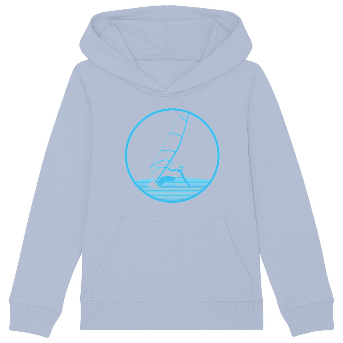 Sweatshirt à capuche Enfant - Fille - Coton BIO - Planche à voile W