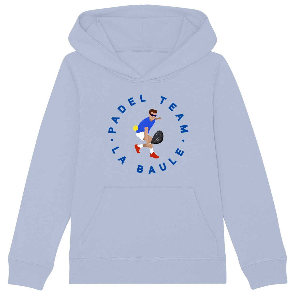 Sweatshirt à capuche Enfant - Garçon - Coton BIO - Padel Team La Baule