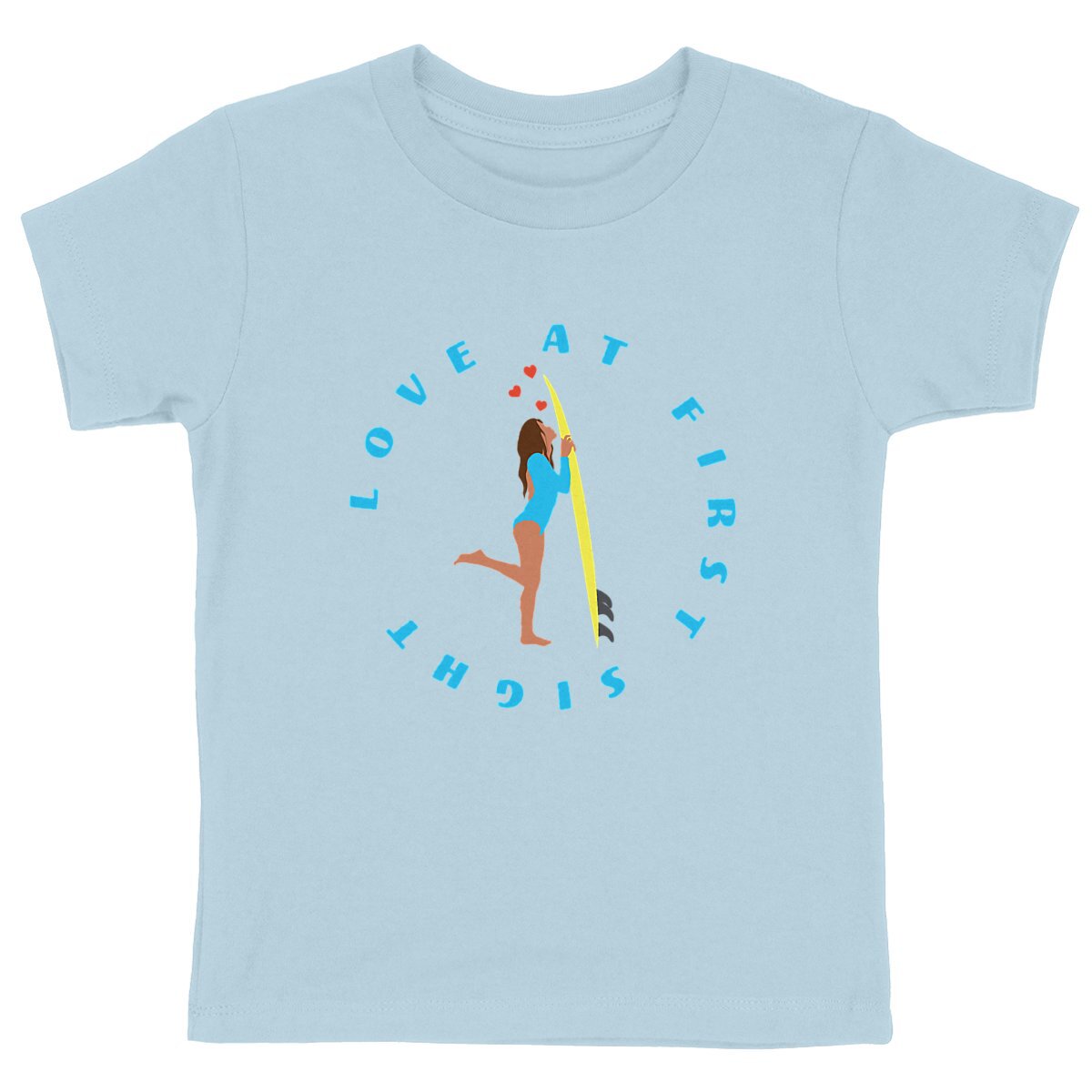 T-shirt Enfant - Fille - Coton bio - Love at first sight