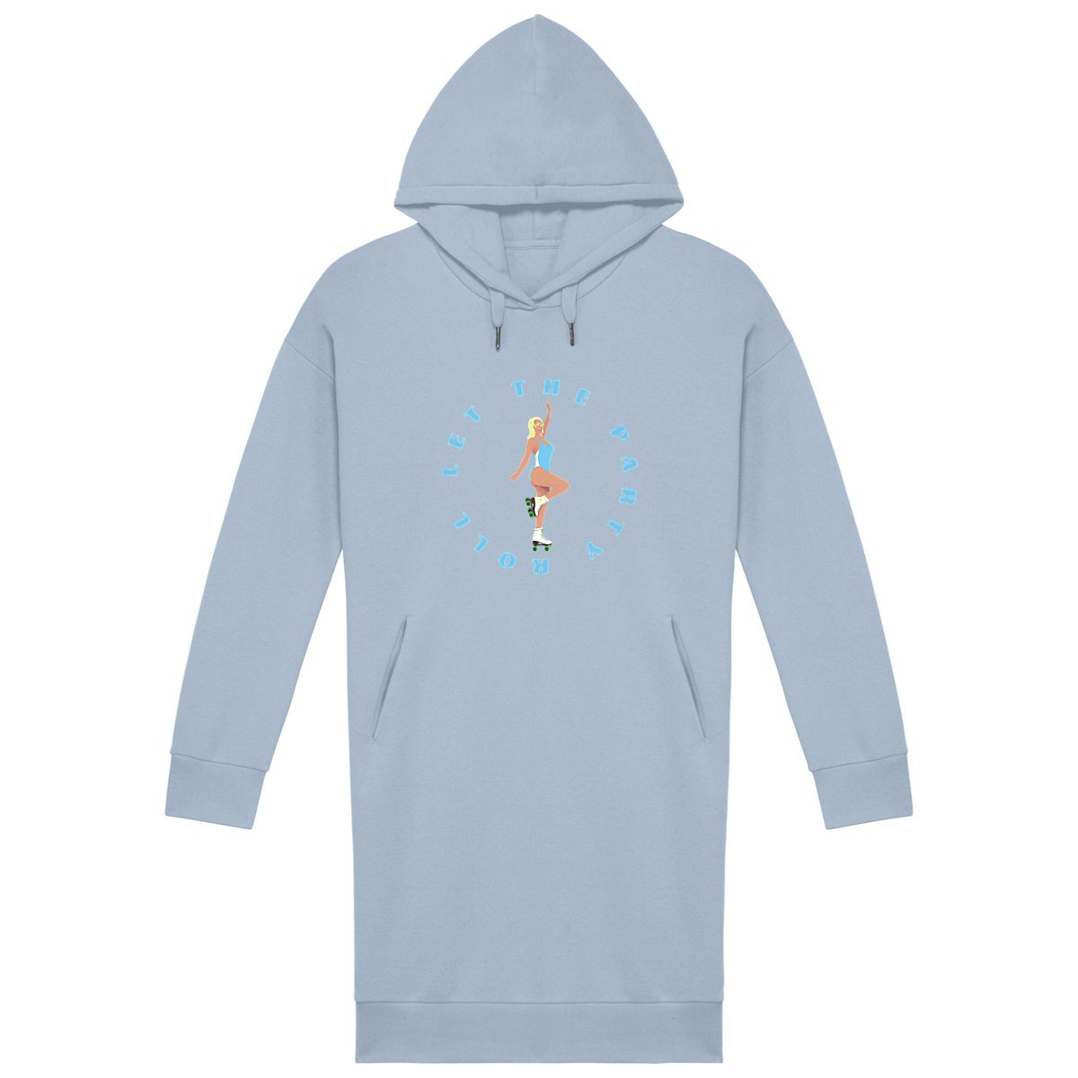 Robe Sweatshirt Femme - Coton BIO - Let the party roll