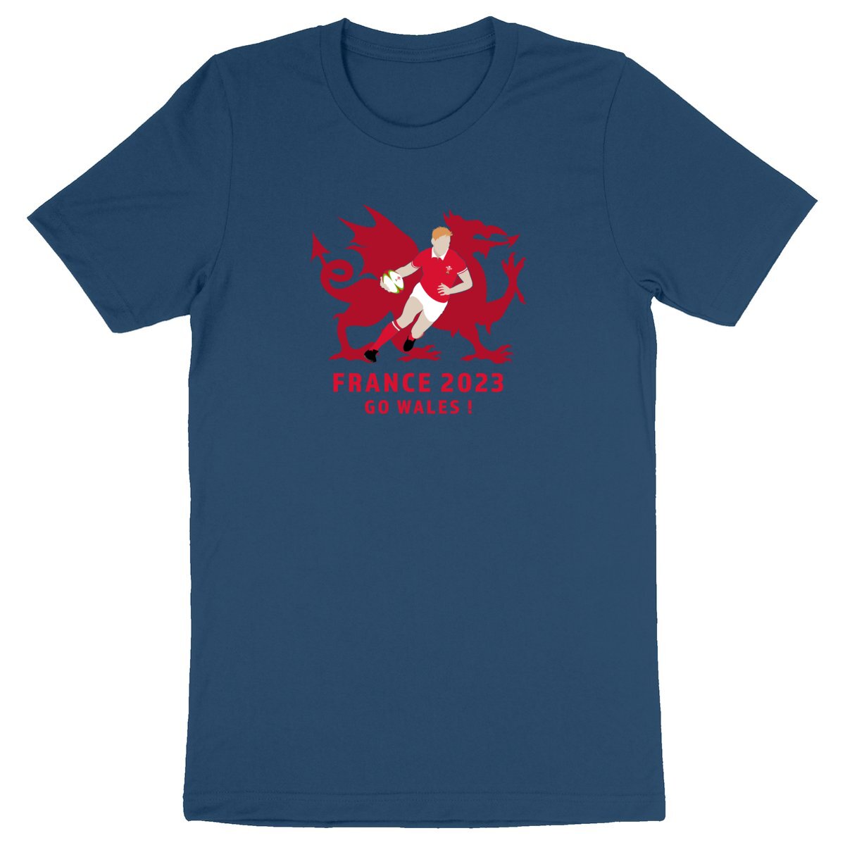 T-shirt Homme - Épais - 100% coton BIO - Wales