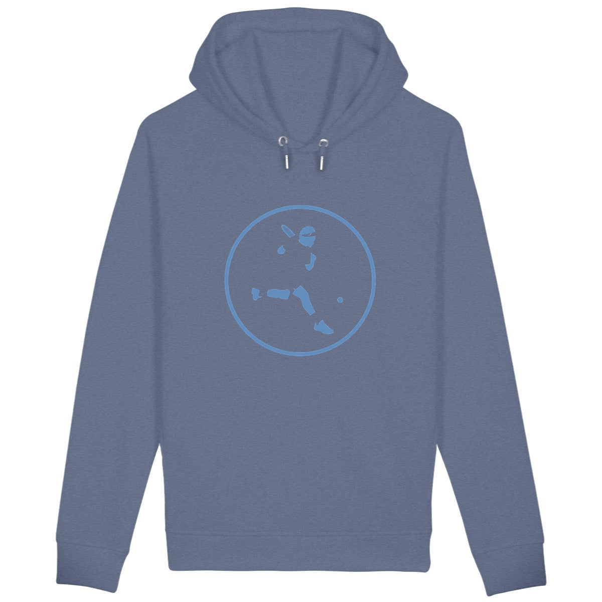 Sweatshirt à capuche Homme - Poches latérales - Coton BIO - Tennis H