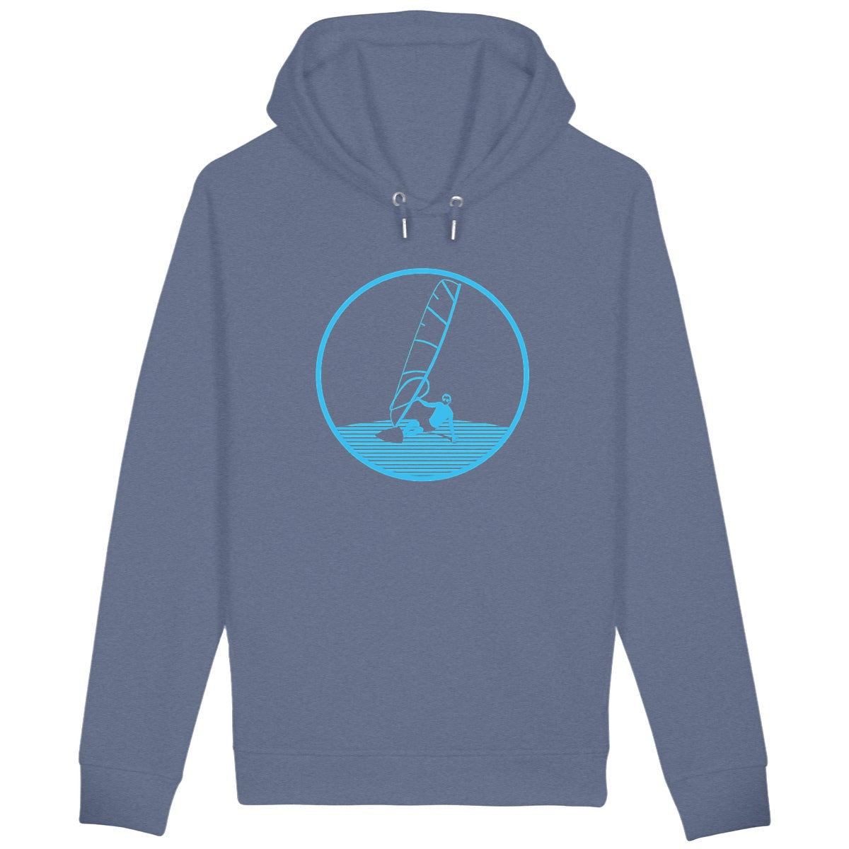 Sweatshirt à capuche Homme - Poches latérales - Coton BIO - Funboard H