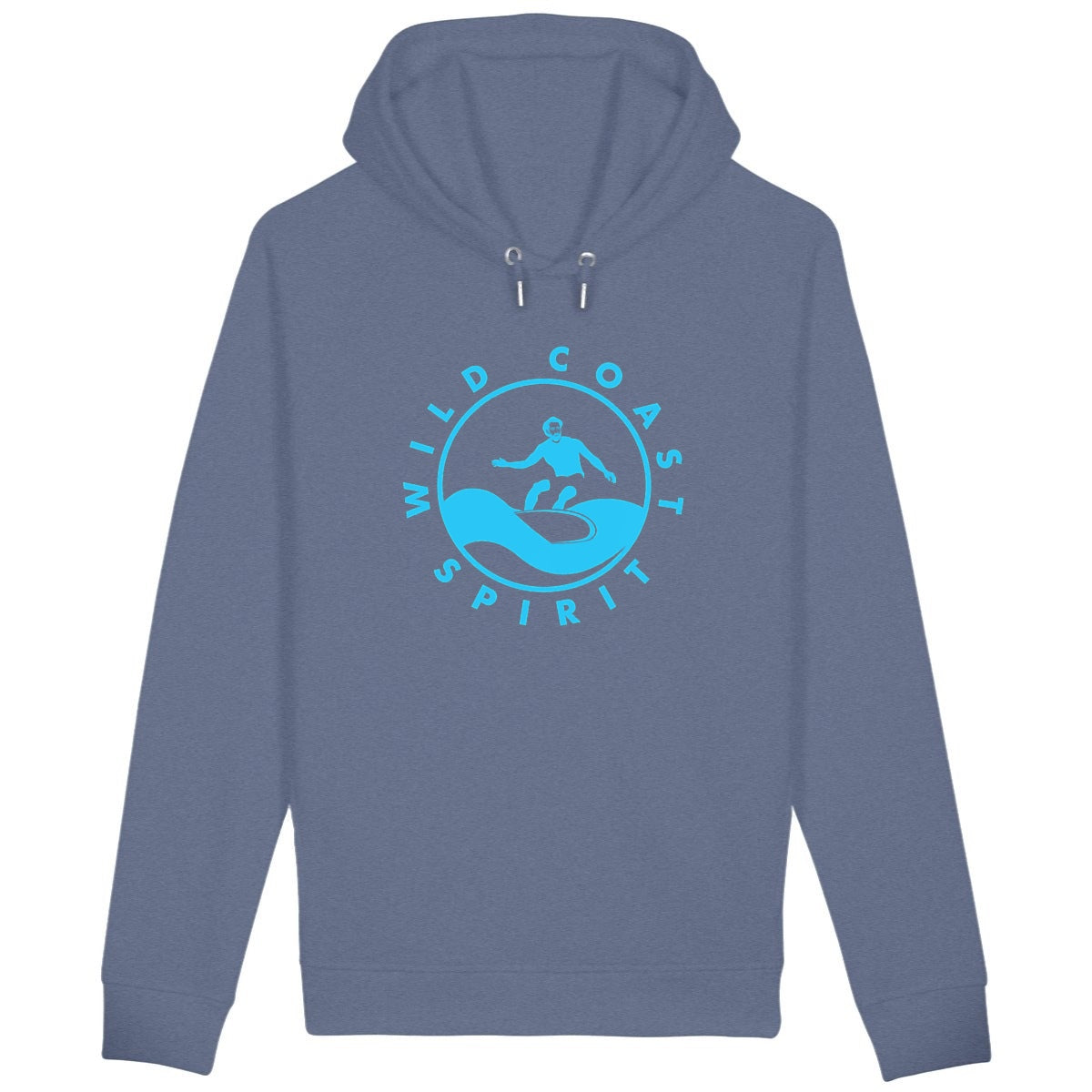 Sweatshirt à capuche Homme - Poches latérales - Coton BIO - Bertrand surf