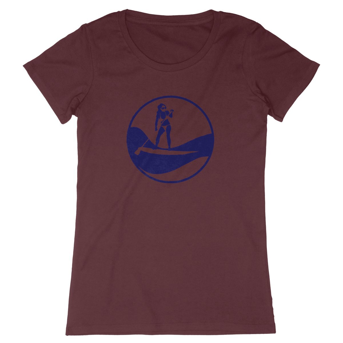 T-shirt Femme - Coupe cintrée - 100% Coton BIO - Stand Up Paddle W