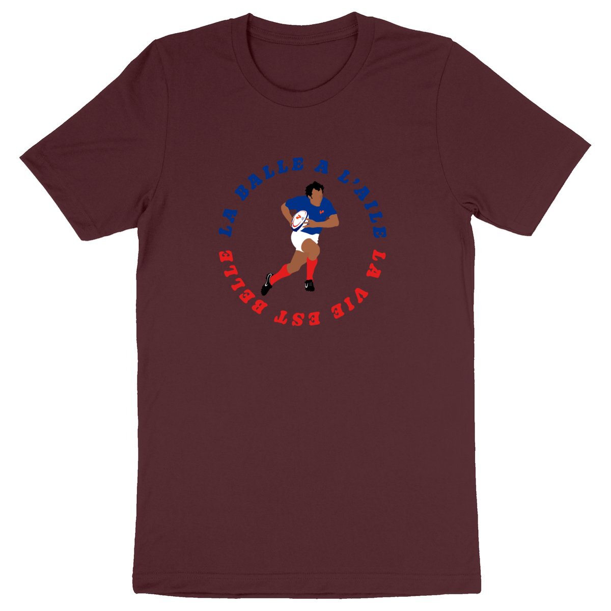 T-shirt Homme - Épais - 100% Coton Bio - La balle à l'aile