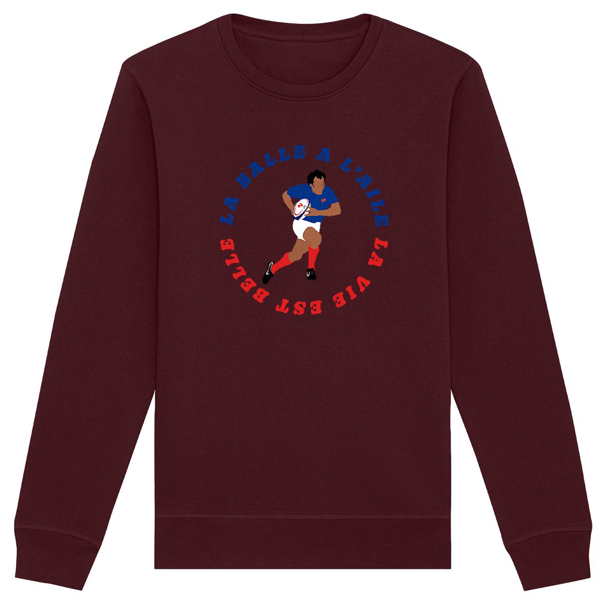 Sweatshirt Homme - Léger - Coton BIO - La balle à l'aile