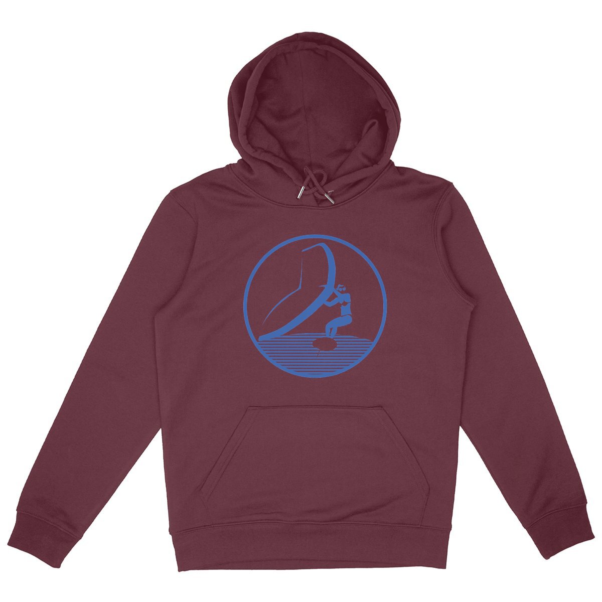Sweatshirt à capuche Femme - Poche kangourou - Coton BIO - Wingfoil